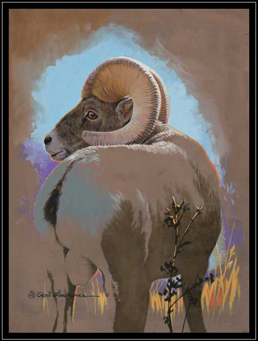 A pair of wolves in the winter moonlight